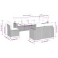 vidaXL 8-tlg. Garten-Sofagarnitur mit Kissen Beige Poly Rattan vidaXL 8-tlg. Garten-Sofagarnitur mit Kissen Beige Poly Rattan