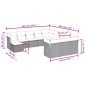 vidaXL 12-tlg. Garten-Sofagarnitur mit Kissen Grau Poly Rattan vidaXL 12-tlg. Garten-Sofagarnitur mit Kissen Grau Poly Rattan