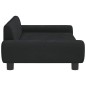 vidaXL Kindersofa Schwarz 100x54x33 cm Samt