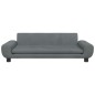 vidaXL Kindersofa Dunkelgrau 100x54x33 cm Samt vidaXL Kindersofa Dunkelgrau 100x54x33 cm Samt