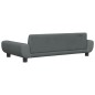 vidaXL Kindersofa Dunkelgrau 100x54x33 cm Samt vidaXL Kindersofa Dunkelgrau 100x54x33 cm Samt