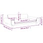 vidaXL Kindersofa Dunkelgrau 100x54x33 cm Samt vidaXL Kindersofa Dunkelgrau 100x54x33 cm Samt