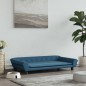 vidaXL Hundebett Blau 100x50x21 cm Samt vidaXL Hundebett Blau 100x50x21 cm Samt