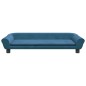 vidaXL Hundebett Blau 100x50x21 cm Samt vidaXL Hundebett Blau 100x50x21 cm Samt
