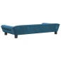 vidaXL Hundebett Blau 100x50x21 cm Samt vidaXL Hundebett Blau 100x50x21 cm Samt