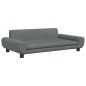 vidaXL Hundebett Dunkelgrau 100x54x33 cm Samt vidaXL Hundebett Dunkelgrau 100x54x33 cm Samt
