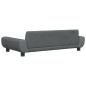 vidaXL Hundebett Dunkelgrau 100x54x33 cm Samt vidaXL Hundebett Dunkelgrau 100x54x33 cm Samt