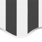 vidaXL Markisenbespannung Anthrazit und Weiß 4,5x3,5 m vidaXL Markisenbespannung Anthrazit und Weiß 4,5x3,5 m