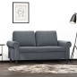 vidaXL 2-Sitzer-Sofa Dunkelgrau 120 cm Samt vidaXL 2-Sitzer-Sofa Dunkelgrau 120 cm Samt