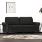 vidaXL 2-Sitzer-Sofa Schwarz 140 cm Samt vidaXL 2-Sitzer-Sofa Schwarz 140 cm Samt