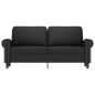 vidaXL 2-Sitzer-Sofa Schwarz 140 cm Samt vidaXL 2-Sitzer-Sofa Schwarz 140 cm Samt