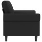 vidaXL 2-Sitzer-Sofa Schwarz 140 cm Samt vidaXL 2-Sitzer-Sofa Schwarz 140 cm Samt