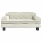 vidaXL Kindersofa Creme 70x45x30 cm Samt vidaXL Kindersofa Creme 70x45x30 cm Samt