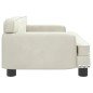 vidaXL Kindersofa Creme 70x45x30 cm Samt vidaXL Kindersofa Creme 70x45x30 cm Samt