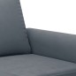 vidaXL 2-tlg. Sofagarnitur mit Kissen Dunkelgrau Samt vidaXL 2-tlg. Sofagarnitur mit Kissen Dunkelgrau Samt