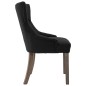 vidaXL Esszimmerstühle 6 Stk. Schwarz Stoff vidaXL Esszimmerstühle 6 Stk. Schwarz Stoff