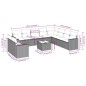 vidaXL 11-tlg. Garten-Sofagarnitur mit Kissen Grau Poly Rattan vidaXL 11-tlg. Garten-Sofagarnitur mit Kissen Grau Poly Rattan