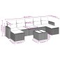 vidaXL 8-tlg. Garten-Sofagarnitur mit Kissen Beige Poly Rattan vidaXL 8-tlg. Garten-Sofagarnitur mit Kissen Beige Poly Rattan