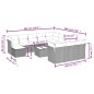 vidaXL 13-tlg. Garten-Sofagarnitur mit Kissen Beige Poly Rattan vidaXL 13-tlg. Garten-Sofagarnitur mit Kissen Beige Poly Rattan