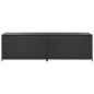 vidaXL Gartenbox Poly Rattan 200x50x60 cm Schwarz vidaXL Gartenbox Poly Rattan 200x50x60 cm Schwarz