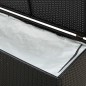 vidaXL Gartenbox Poly Rattan 200x50x60 cm Schwarz vidaXL Gartenbox Poly Rattan 200x50x60 cm Schwarz
