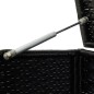 vidaXL Gartenbox Poly Rattan 200x50x60 cm Schwarz vidaXL Gartenbox Poly Rattan 200x50x60 cm Schwarz