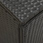 vidaXL Gartenbox Poly Rattan 200x50x60 cm Schwarz vidaXL Gartenbox Poly Rattan 200x50x60 cm Schwarz