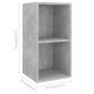 vidaXL 3-tlg. TV-Schrank-Set Betongrau Holzwerkstoff vidaXL 3-tlg. TV-Schrank-Set Betongrau Holzwerkstoff
