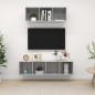 vidaXL 2-tlg. TV-Schrank-Set Betongrau Holzwerkstoff vidaXL 2-tlg. TV-Schrank-Set Betongrau Holzwerkstoff