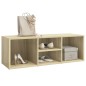 vidaXL Schuhbank Sonoma-Eiche 105x35x35 cm Holzwerkstoff vidaXL Schuhbank Sonoma-Eiche 105x35x35 cm Holzwerkstoff