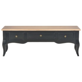 vidaXL TV-Schrank Schwarz 100 x 35 x 35 cm Holz