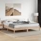 vidaXL Massivholzbett mit Kopfteil 180x200 cm Kiefer vidaXL Massivholzbett mit Kopfteil 180x200 cm Kiefer