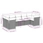 vidaXL 7-tlg. Garten-Sofagarnitur mit Kissen Braun Poly Rattan vidaXL 7-tlg. Garten-Sofagarnitur mit Kissen Braun Poly Rattan