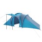 vidaXL Kuppel-Familienzelt 6 Personen Blau Wasserdicht vidaXL Kuppel-Familienzelt 6 Personen Blau Wasserdicht