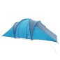 vidaXL Kuppel-Familienzelt 6 Personen Blau Wasserdicht vidaXL Kuppel-Familienzelt 6 Personen Blau Wasserdicht