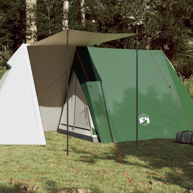 vidaXL Campingzelt 3 Personen Grün Wasserfest vidaXL Campingzelt 3 Personen Grün Wasserfest