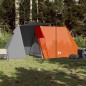 vidaXL Campingzelt 3 Personen Grau und Orange Wasserfest vidaXL Campingzelt 3 Personen Grau und Orange Wasserfest