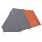 vidaXL Campingzelt 3 Personen Grau und Orange Wasserfest vidaXL Campingzelt 3 Personen Grau und Orange Wasserfest