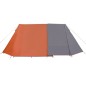 vidaXL Campingzelt 3 Personen Grau und Orange Wasserfest vidaXL Campingzelt 3 Personen Grau und Orange Wasserfest