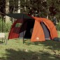 vidaXL Tunnelzelt 4 Personen Grau und Orange Wasserdicht vidaXL Tunnelzelt 4 Personen Grau und Orange Wasserdicht