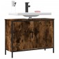 vidaXL Waschbeckenunterschrank Räuchereiche 80x30x60 cm Holzwerkstoff vidaXL Waschbeckenunterschrank Räuchereiche 80x30x60 cm Holzwerkstoff