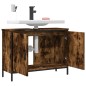vidaXL Waschbeckenunterschrank Räuchereiche 80x30x60 cm Holzwerkstoff vidaXL Waschbeckenunterschrank Räuchereiche 80x30x60 cm Holzwerkstoff