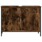 vidaXL Waschbeckenunterschrank Räuchereiche 80x30x60 cm Holzwerkstoff vidaXL Waschbeckenunterschrank Räuchereiche 80x30x60 cm Holzwerkstoff
