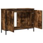 vidaXL Waschbeckenunterschrank Räuchereiche 80x30x60 cm Holzwerkstoff vidaXL Waschbeckenunterschrank Räuchereiche 80x30x60 cm Holzwerkstoff