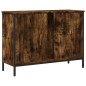 vidaXL Waschbeckenunterschrank Räuchereiche 80x30x60 cm Holzwerkstoff vidaXL Waschbeckenunterschrank Räuchereiche 80x30x60 cm Holzwerkstoff