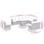 vidaXL 11-tlg. Garten-Sofagarnitur mit Kissen Grau Poly Rattan vidaXL 11-tlg. Garten-Sofagarnitur mit Kissen Grau Poly Rattan