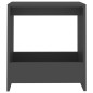 vidaXL Beistelltisch Grau 50x26x50 cm Holzwerkstoff vidaXL Beistelltisch Grau 50x26x50 cm Holzwerkstoff