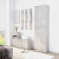 vidaXL Garderobenset Flur Betongrau 100x25x76,5 cm Holzwerkstoff vidaXL Garderobenset Flur Betongrau 100x25x76,5 cm Holzwerkstoff