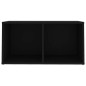 vidaXL TV-Schrank Schwarz 72x35x36,5 cm Holzwerkstoff vidaXL TV-Schrank Schwarz 72x35x36,5 cm Holzwerkstoff