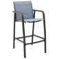 vidaXL 5-tlg. Gartenbar-Set Schwarz und Grau vidaXL 5-tlg. Gartenbar-Set Schwarz und Grau